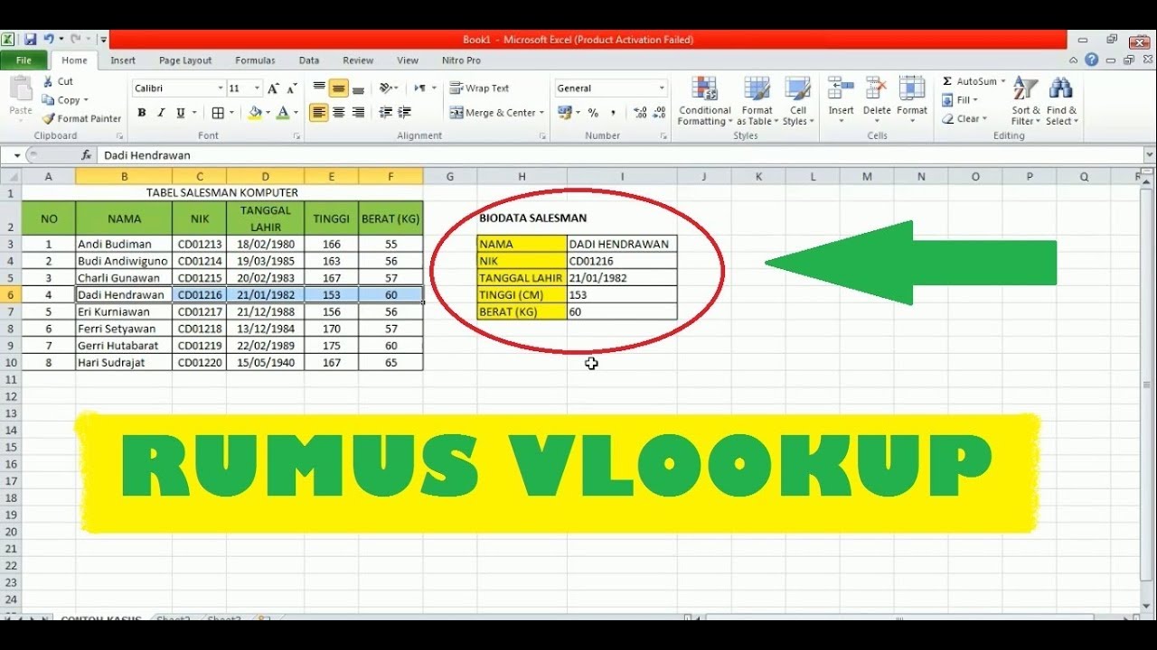 Cara Menghilangkan Tampilan Error N A Pada Rumus Vlookup Excel Otosection