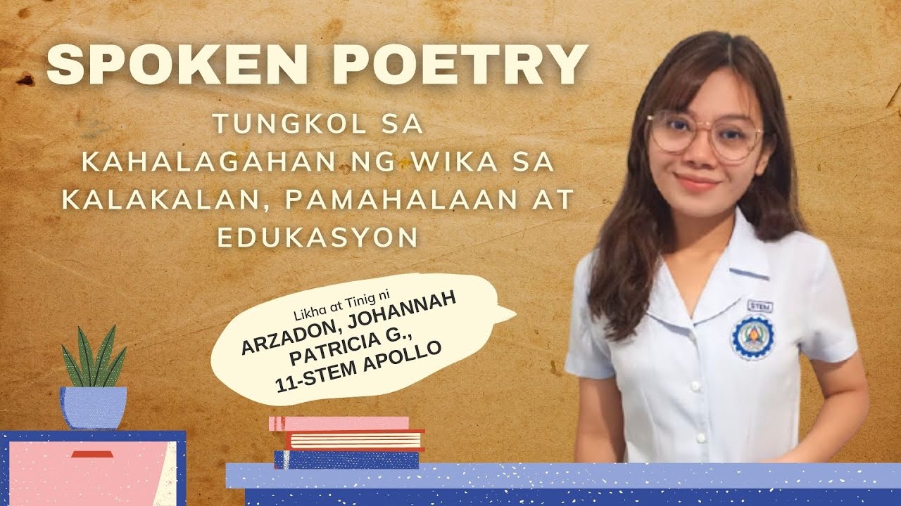 Spoken Poetry Tungkol Sa Kahalagahan Ng Wika Sa Pamahalaan Paaralan At
