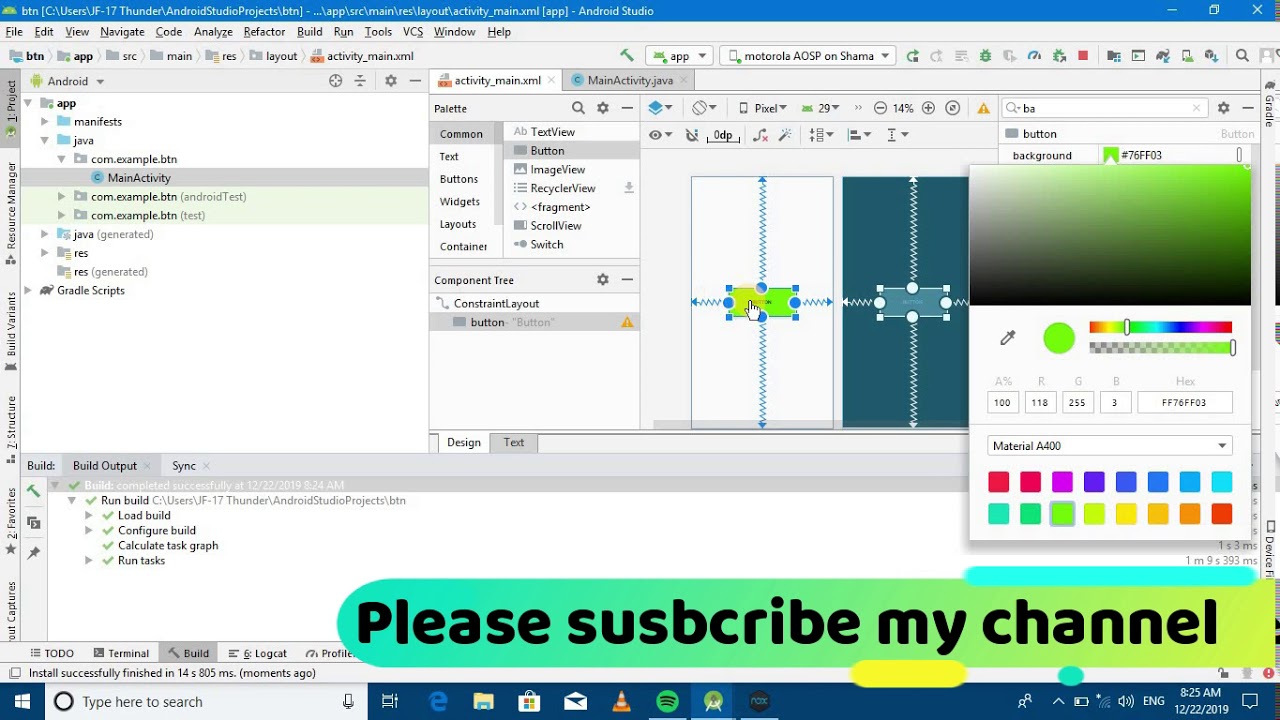 How To Change The Background Color Button In Android Studio – Otosection