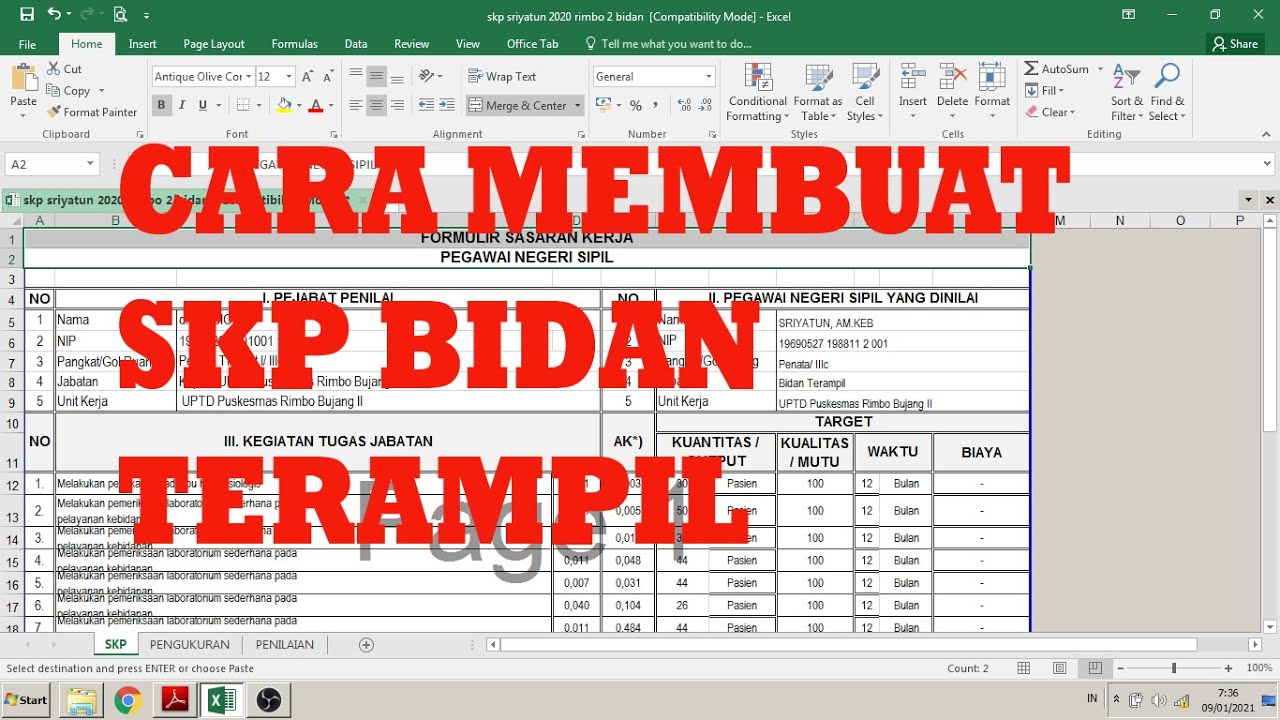 Contoh Skp Tenaga Fungsional Bidan Pelaksana Mitra Kesmas Gambaran