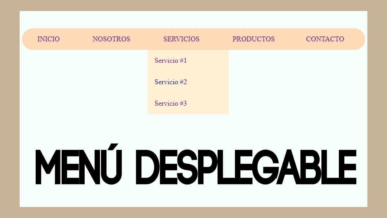 Como Hacer Un Menu Desplegable Con Html Y Css – Otosection