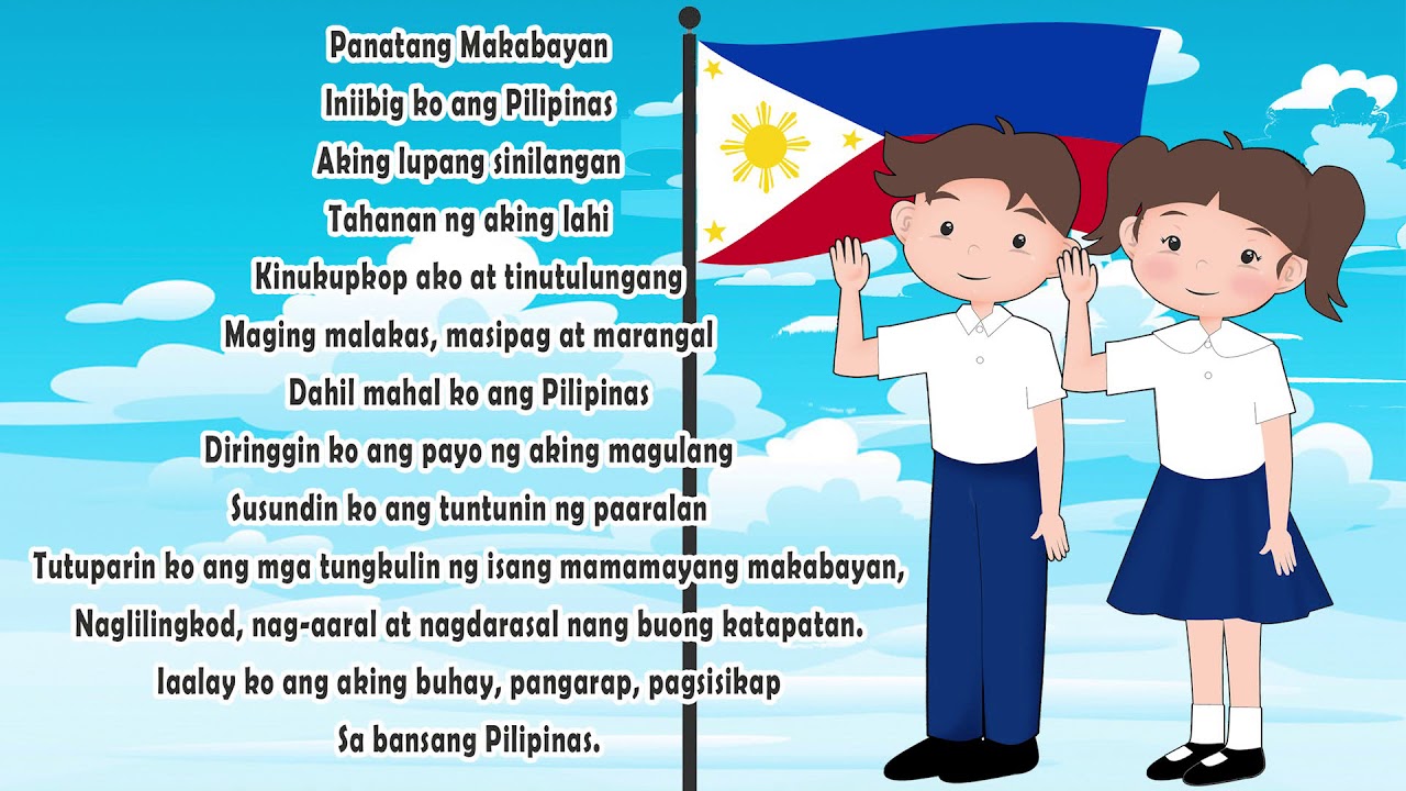 Panatang Makabayan Patriotic Oath Of The Philippines  Bila Rasa