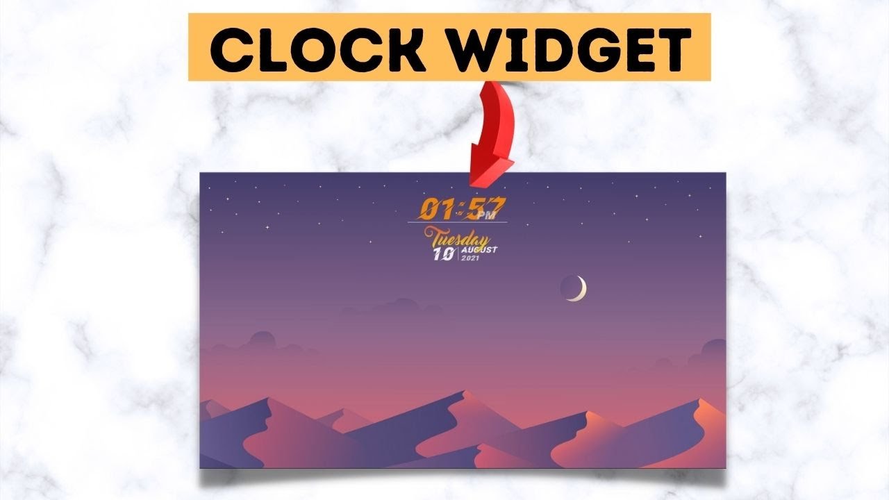 How to add a clock widget on windows 11 windows 11 customization otosection
