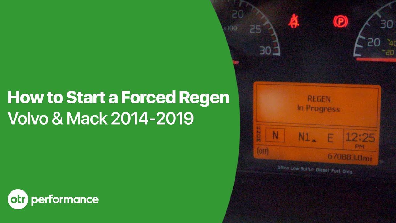 How To Perform A Forced Regen On A 2015 Volvo D13 2014 2019