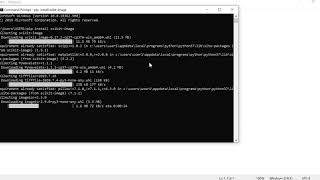 How To Install The Scikit Image(image Processing In Python) On Windows