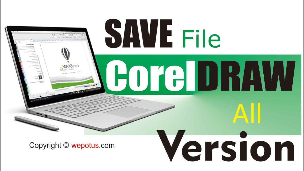 Corel Draw Tutorials Cara Menyimpan File Format Untuk Semua Versi Corel