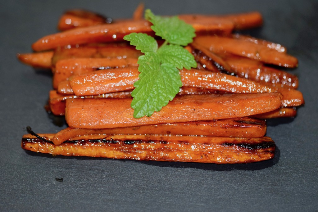Karamellisierte Karotten Veganes Rezept Zimt Chili
