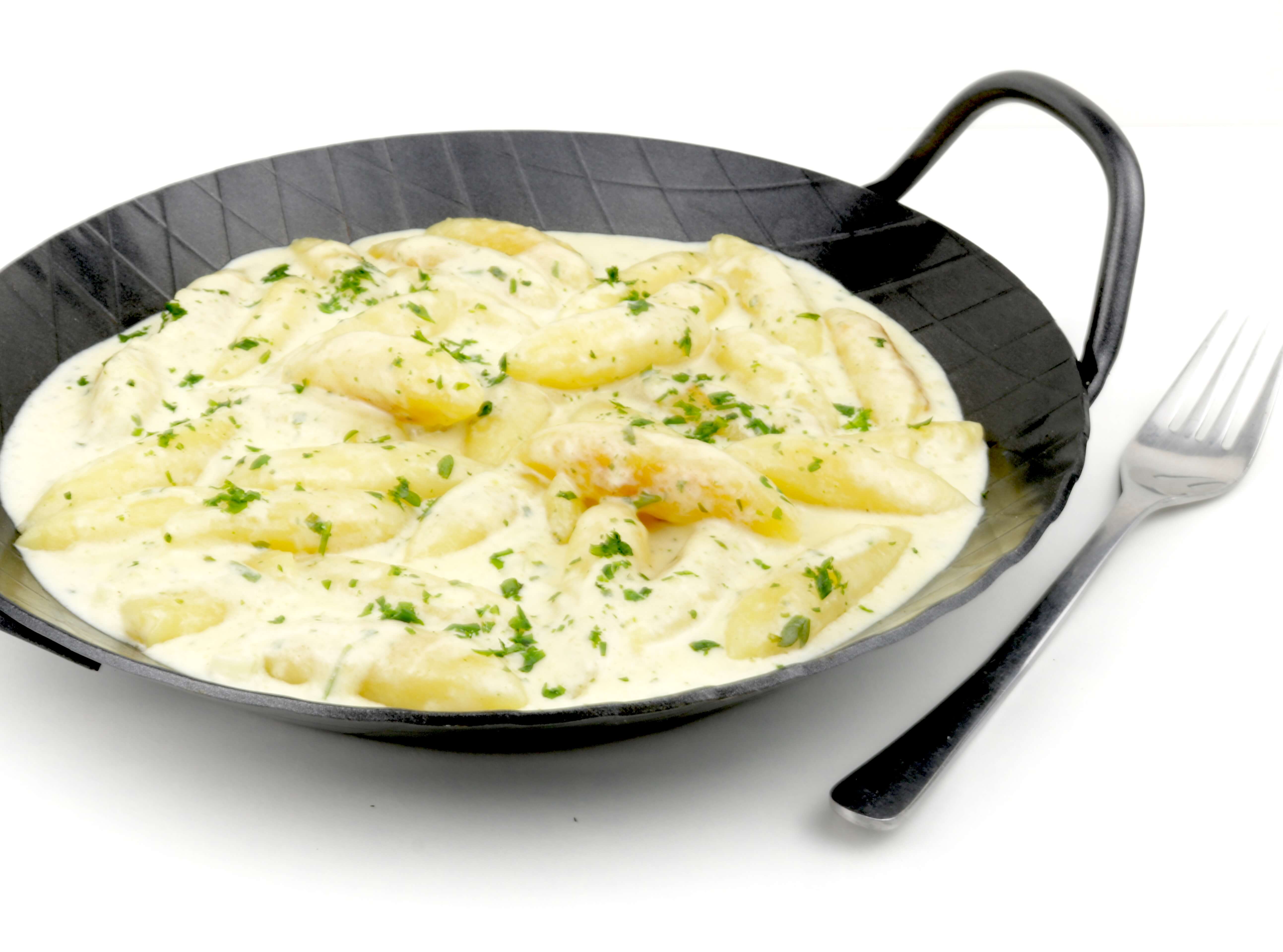 Schupfnudeln In Einer Knoblauch Parmesan Sauce Zu Faul Zum Kochen