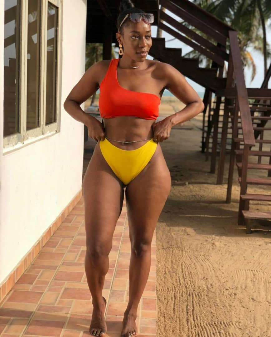 OAP Destiny Amaka, shows off her hot body in sexy bikini photos