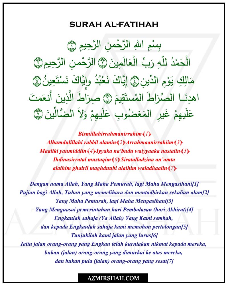 If playback doesn't begin shortly, try restarting . Surah Al Fatihah Rumi Englshkari