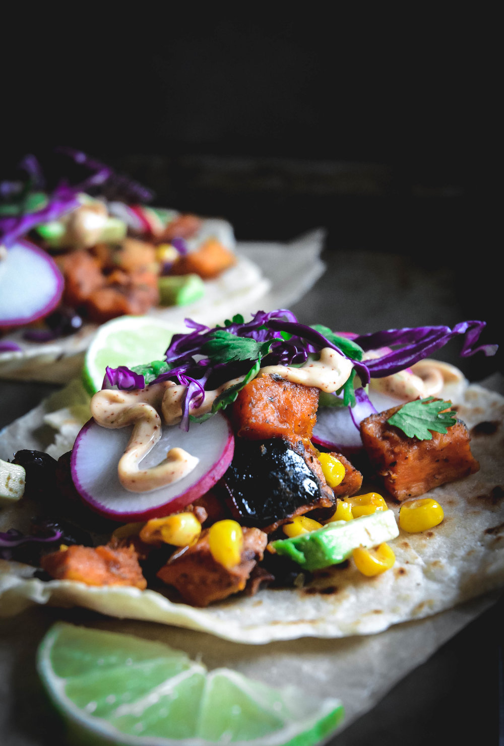 Vegan Roasted Vegetable Tacos