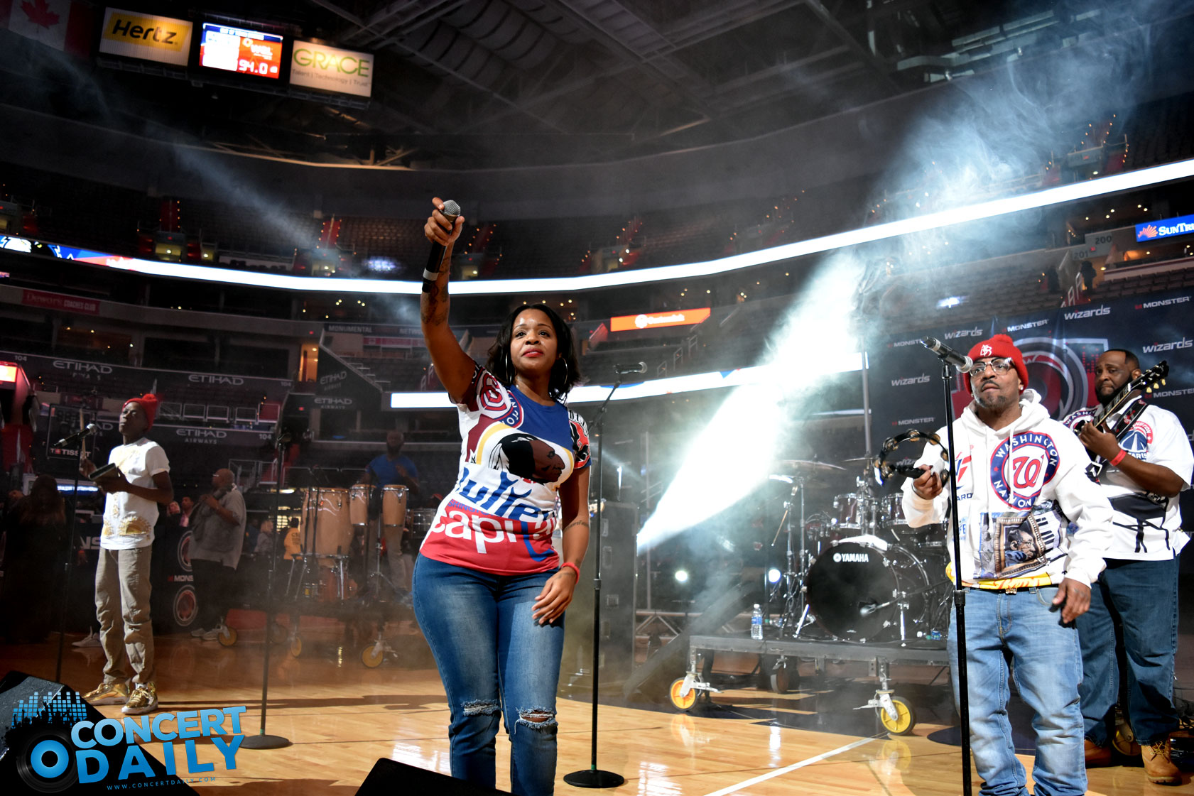 Go Go Music Took Over The 2nd Washington Wizards Friday Night Concert Series Concertdaily Com