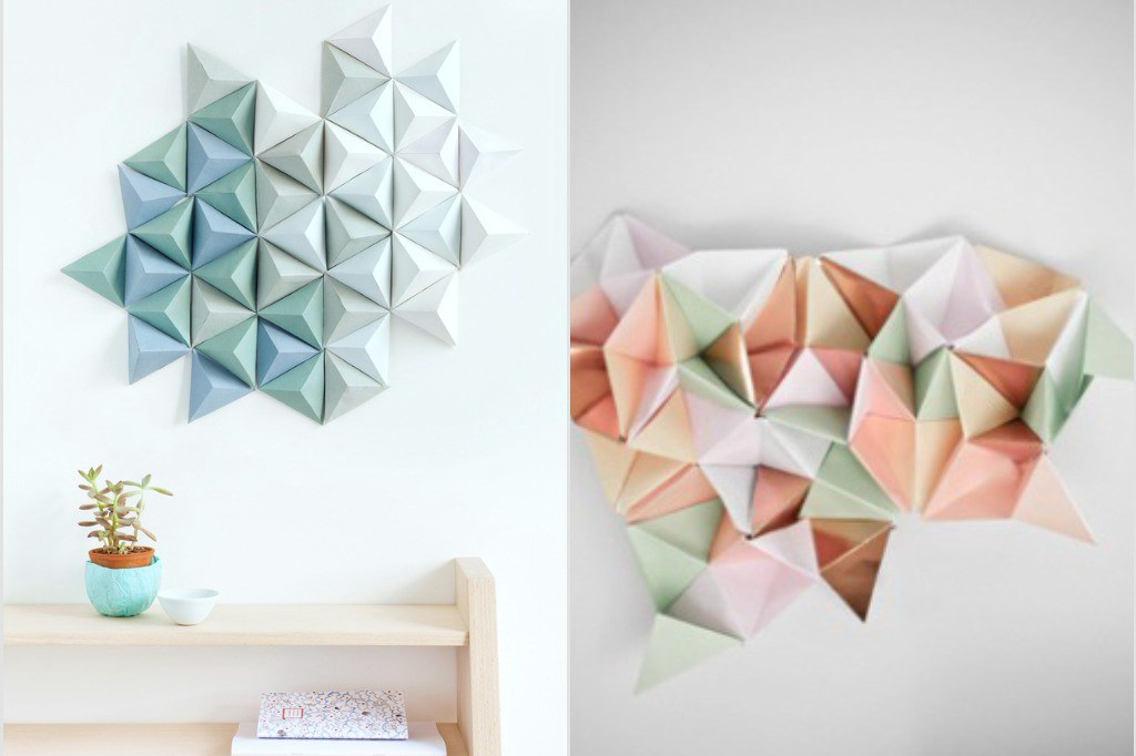 Murah Meriah Ini 7 Ide Membuat Hiasan Dinding Kamar Dari Origami, Lukisan bagus untuk mading