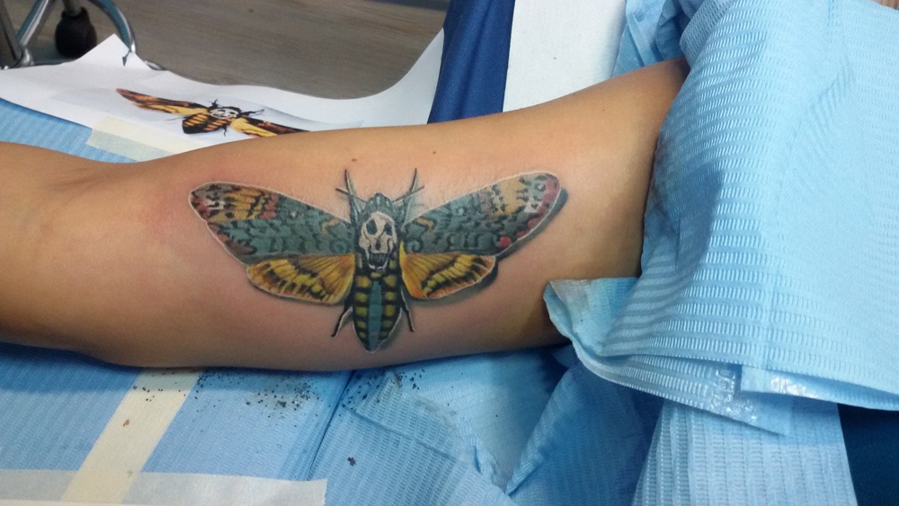 Tatuaggio Sfinge Testa Di Morto Denis Trevisani Tattoo Studio