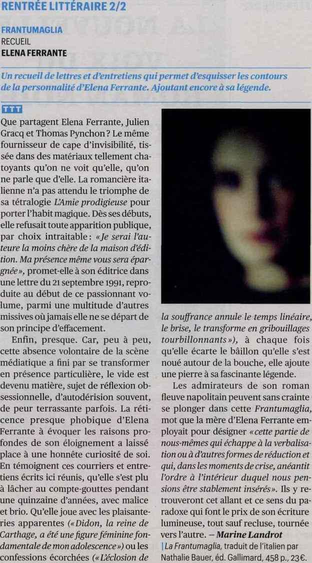 Elena Ferrante Author Of The Neapolitan Quartet