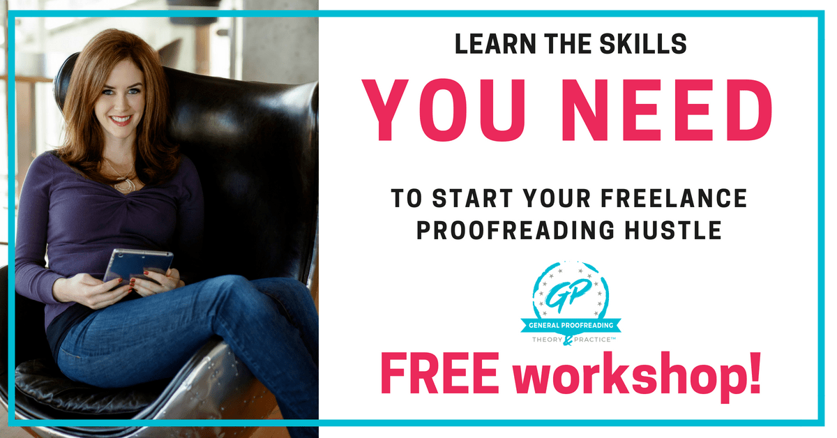 Caitlin Pyle's free proofreading workshop