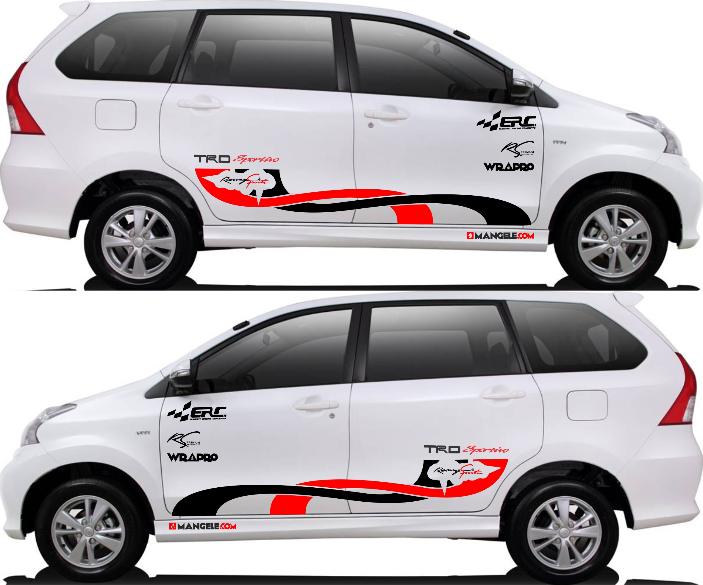 Cutting Sticker Mobil Avanza Abu Abu Cutting Sticker Mobil Avanza Abu Abu