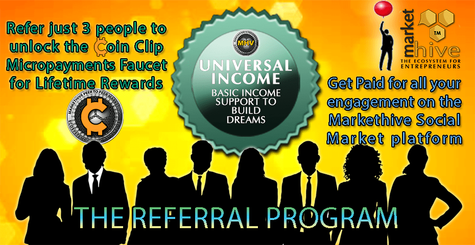 THE MARKETHIVE REFERRAL PROGRAM- Refer 3 To Receive Lifetime Rewards 2 THE MARKETHIVE REFERRAL PROGRAM- Refer 3 To Receive Lifetime Rewards 2