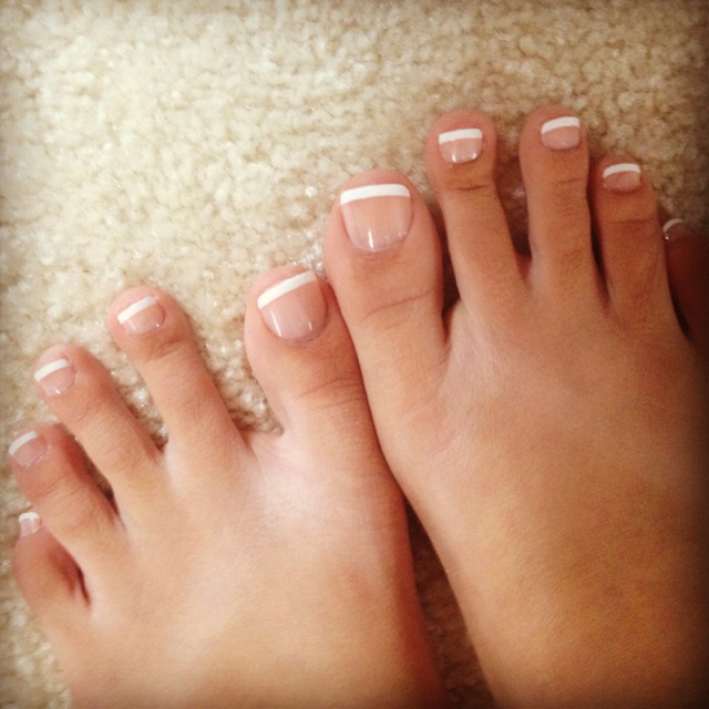 Colored French Tips On Toes Novocom Top
