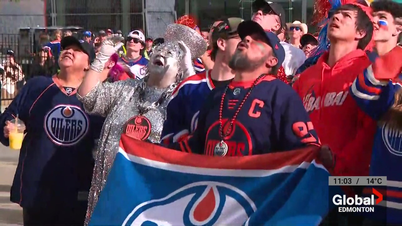 Click to play video: 'Loyal to the Oil to the end: deflated Edmonton fans show class in face of defeat'