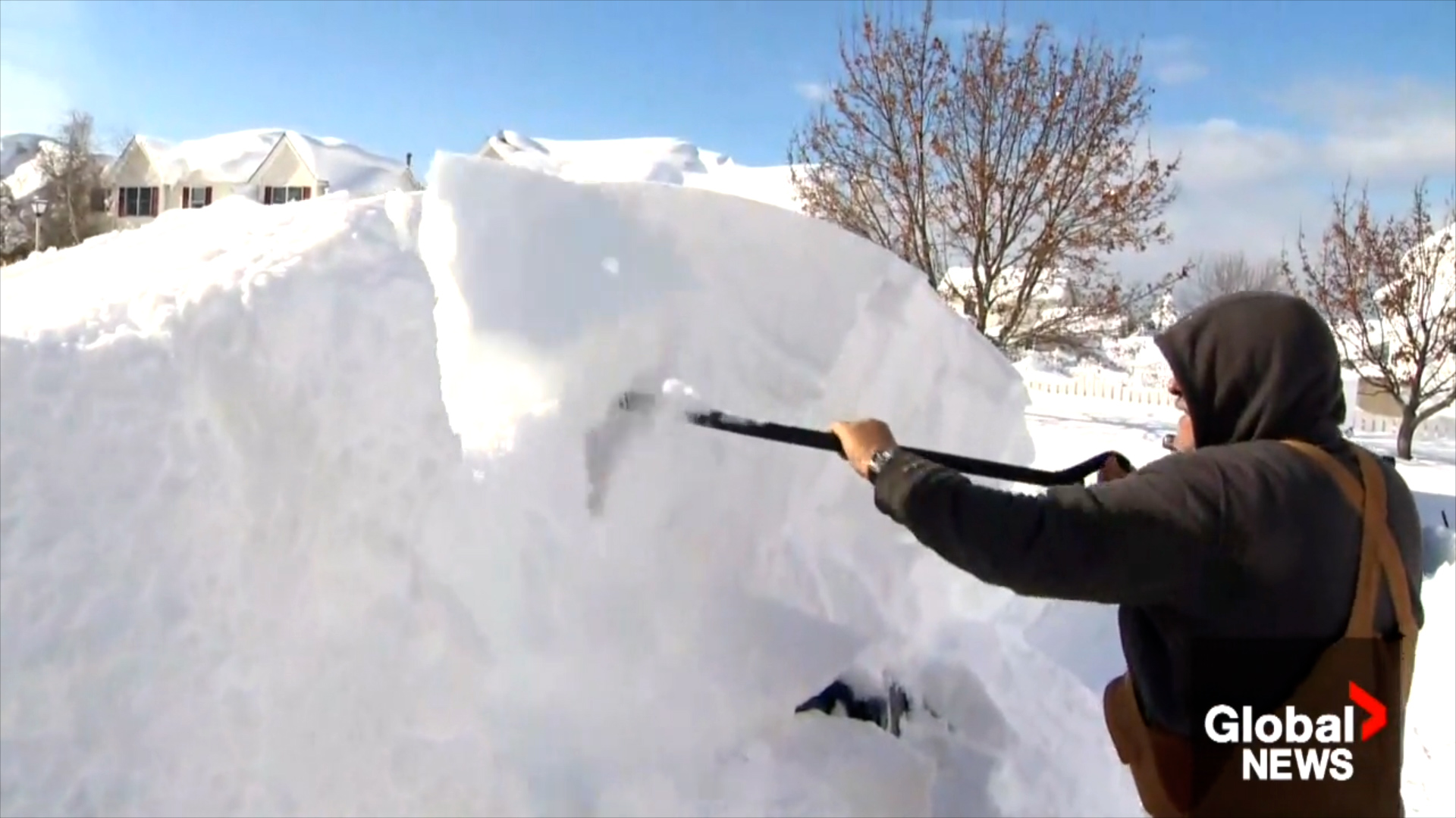 Buffalo Western New York Absolutely Slammed By Lake Effect Snowstorm National Globalnews Ca