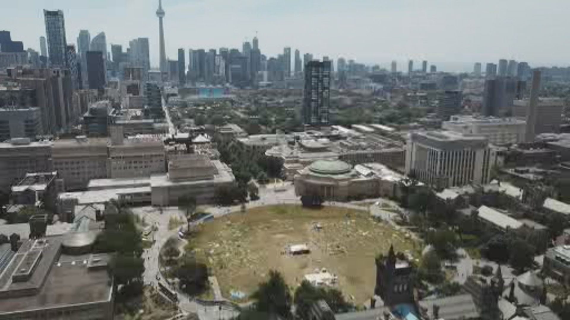 Click to play video: 'UofT Pro-Palestinian protesters remove tents'