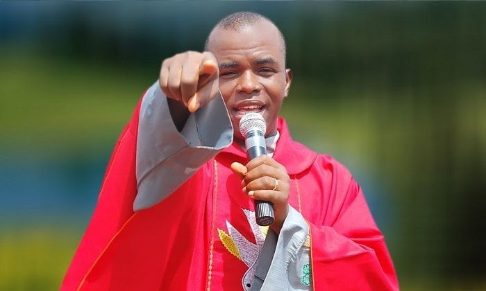 Mbaka S Followers Protest Ban On Adoration Ministry Demand Bishop S Removal Premium Times Nigeria
