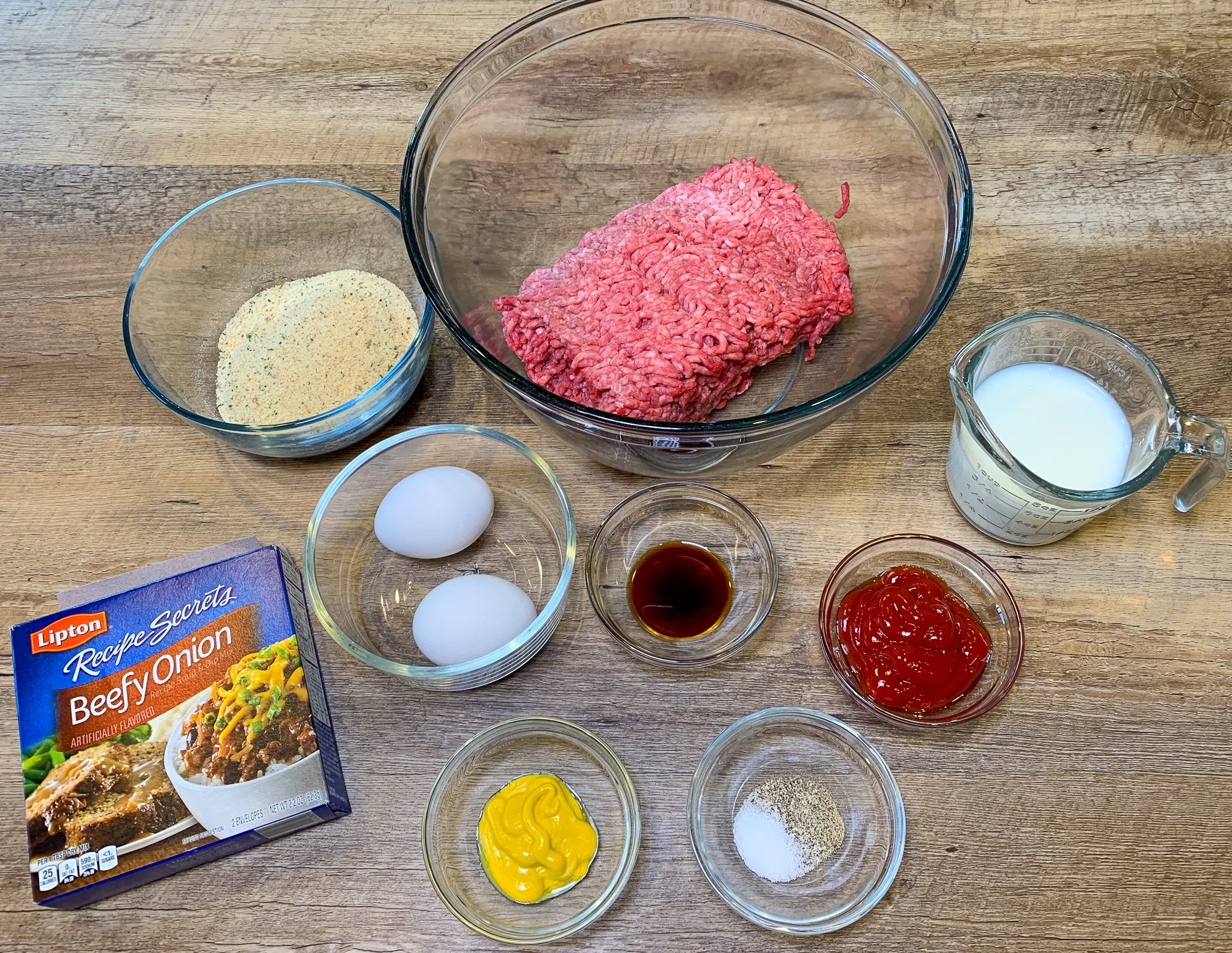 Homemade Meatloaf Ingredients