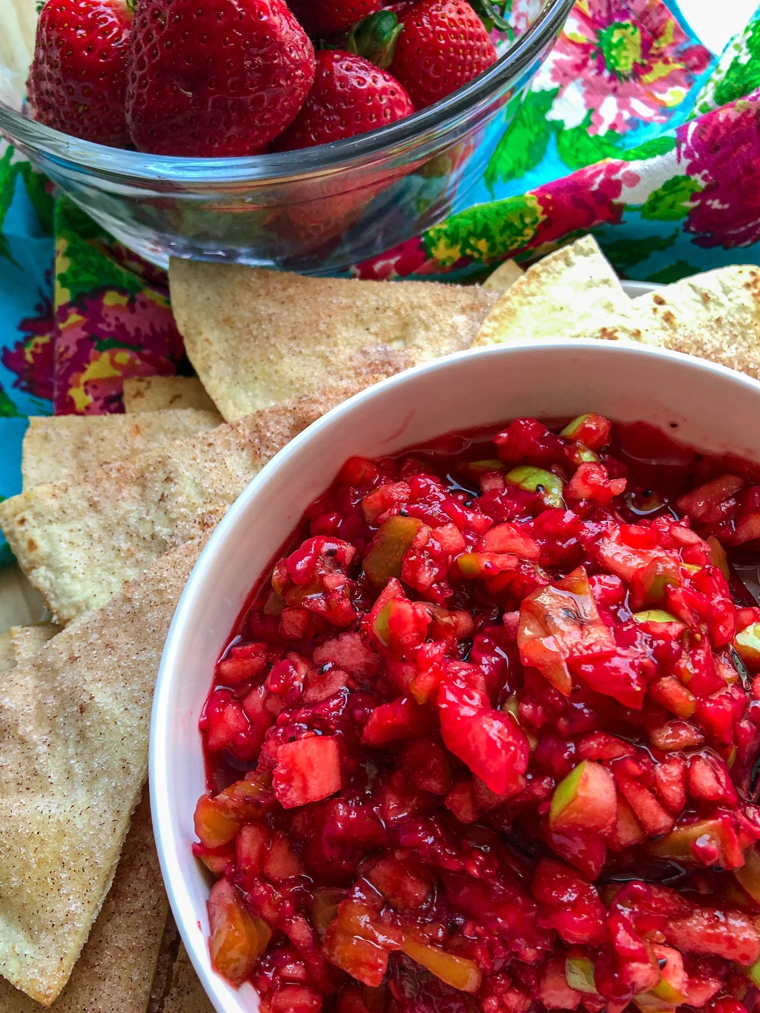 Fruit Salsa in bowl