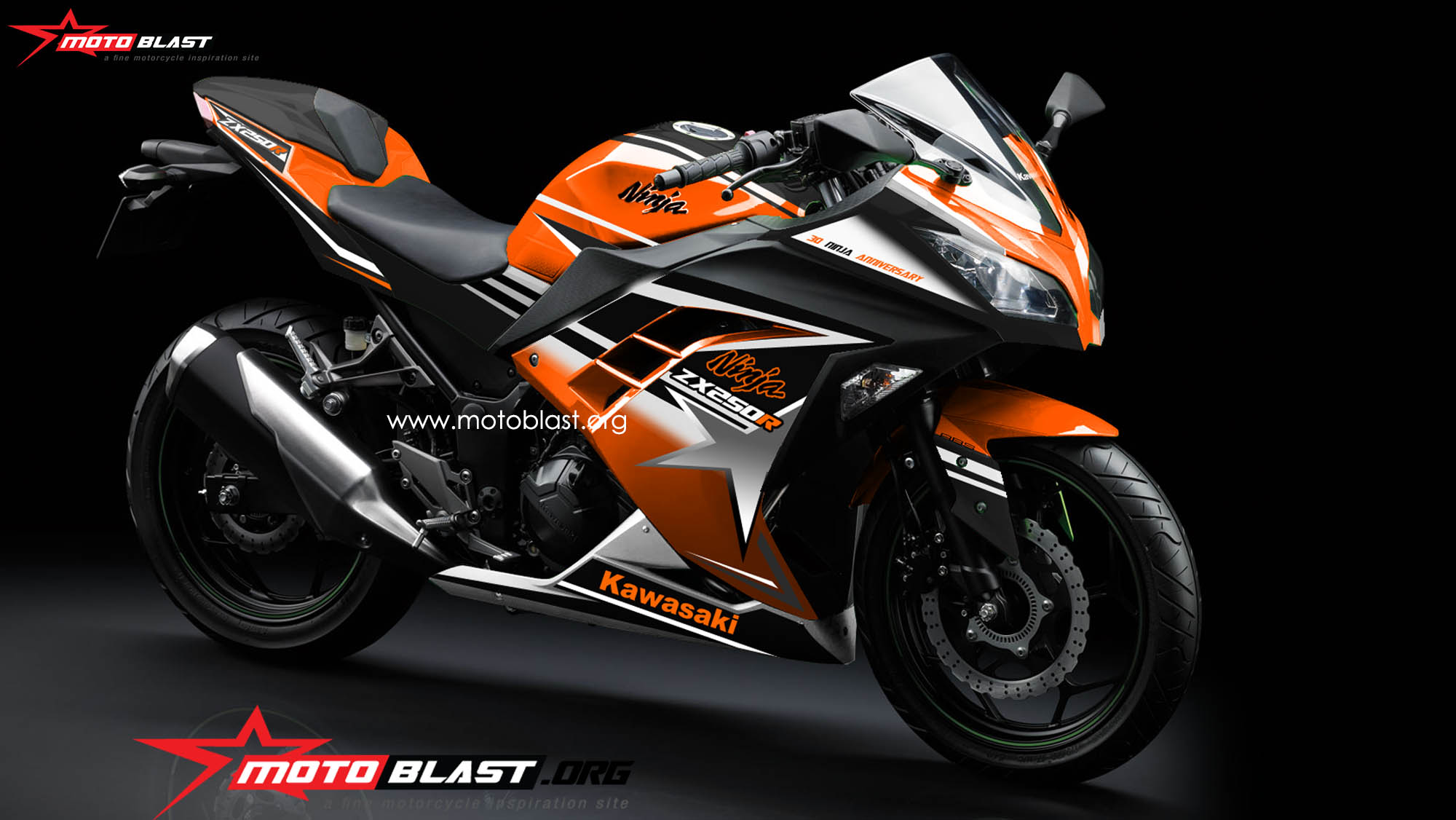 Gambar Motor Ninja Orange Rosaementecom