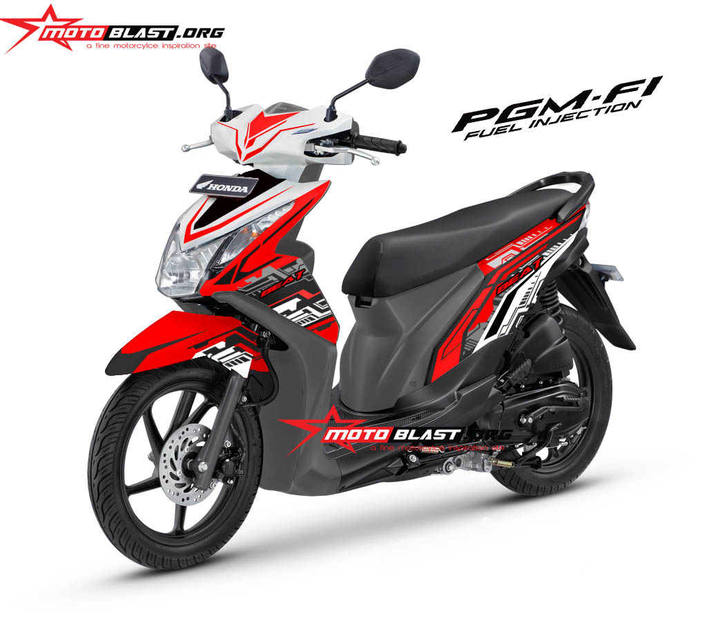 Modifikasi Motor Beat Merah Putih 2019 Rosaementecom