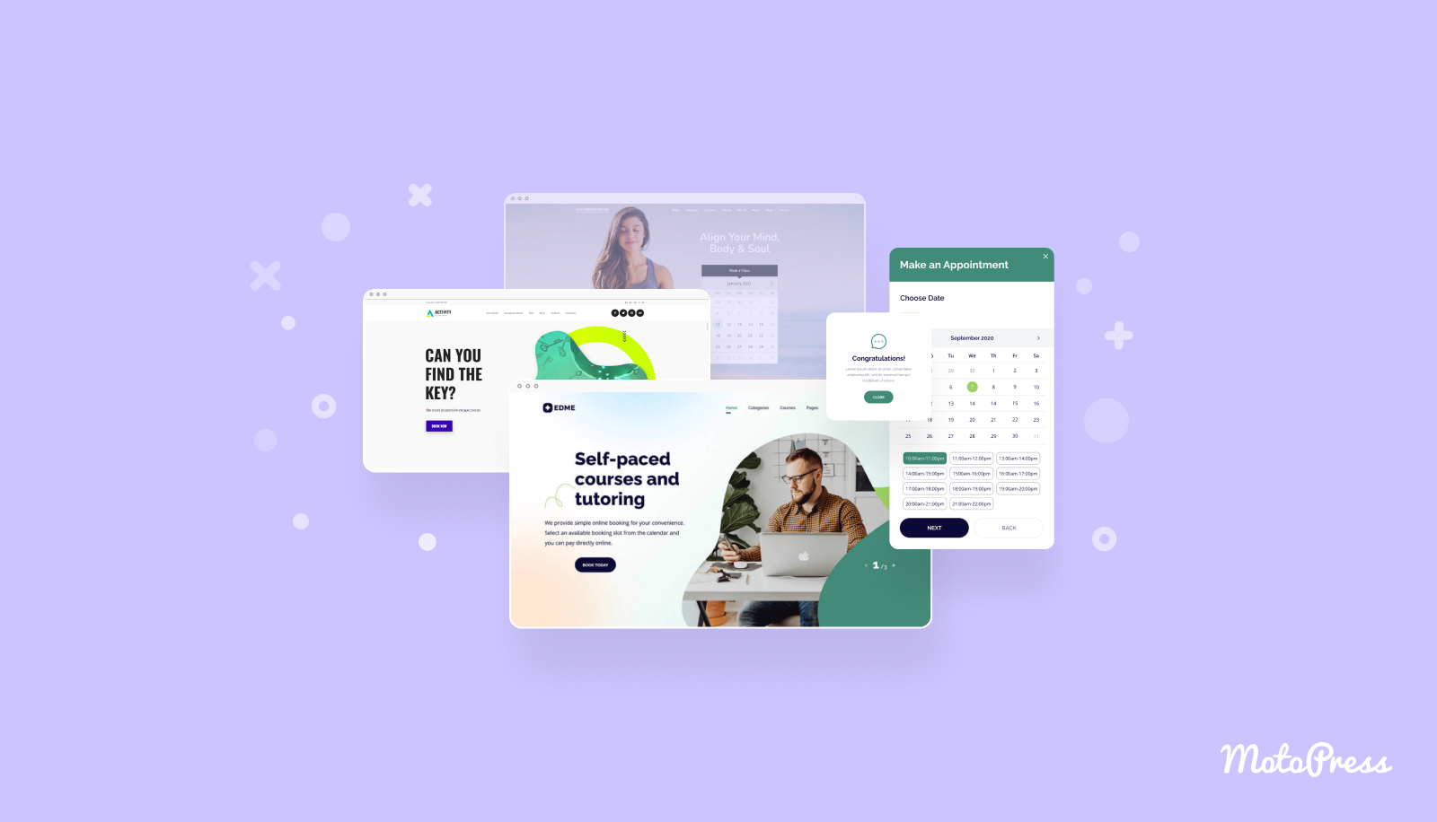 20 Best Free WordPress Themes with Appointment Booking Calendars