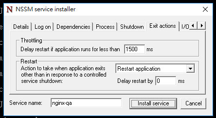 【數位3C】使用NSSM將程式安裝為Windows 服務- the Non-Sucking Service Manager 3C/資訊/通訊/網路 Windows 架站 系統優化