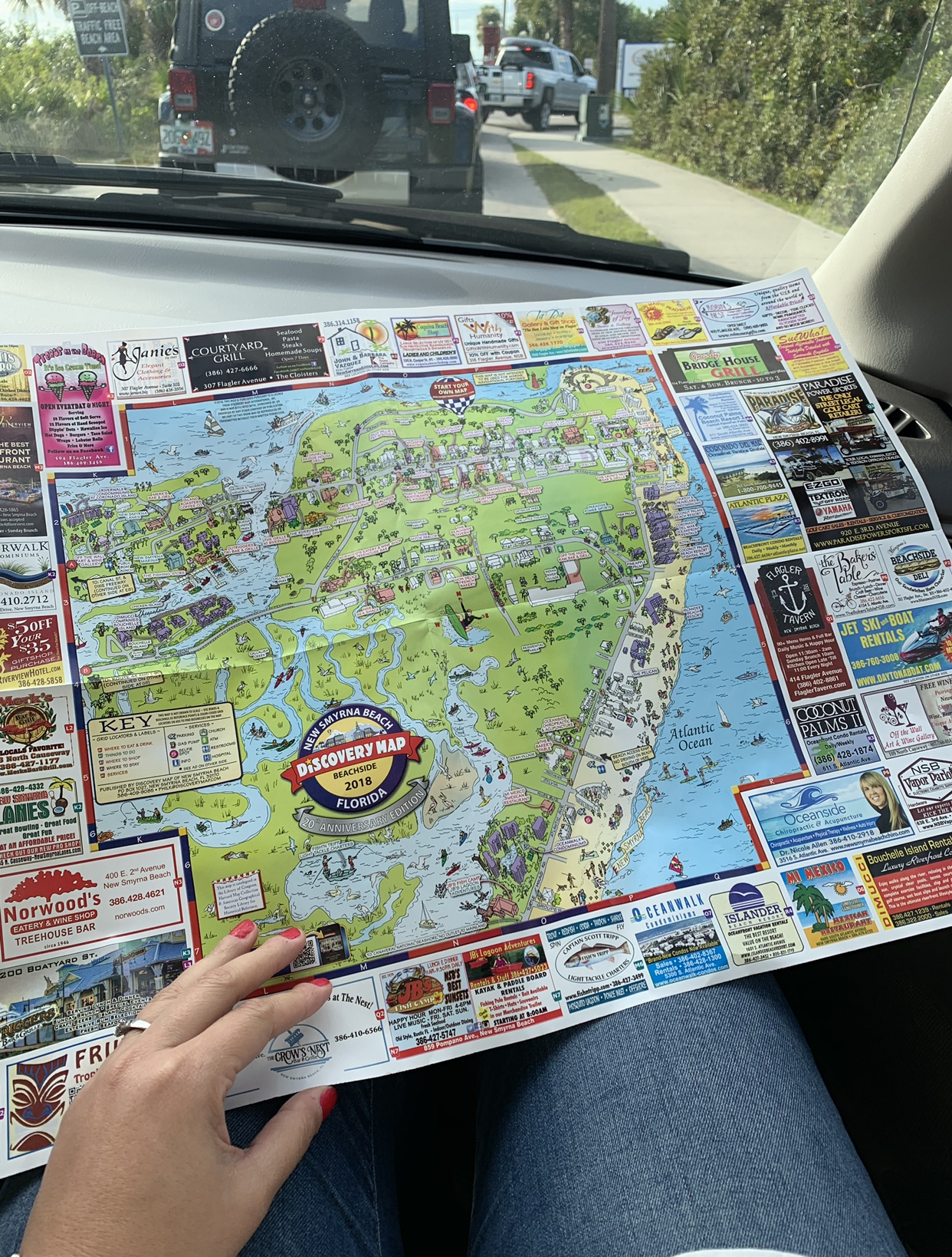 road trip essentials discovery map