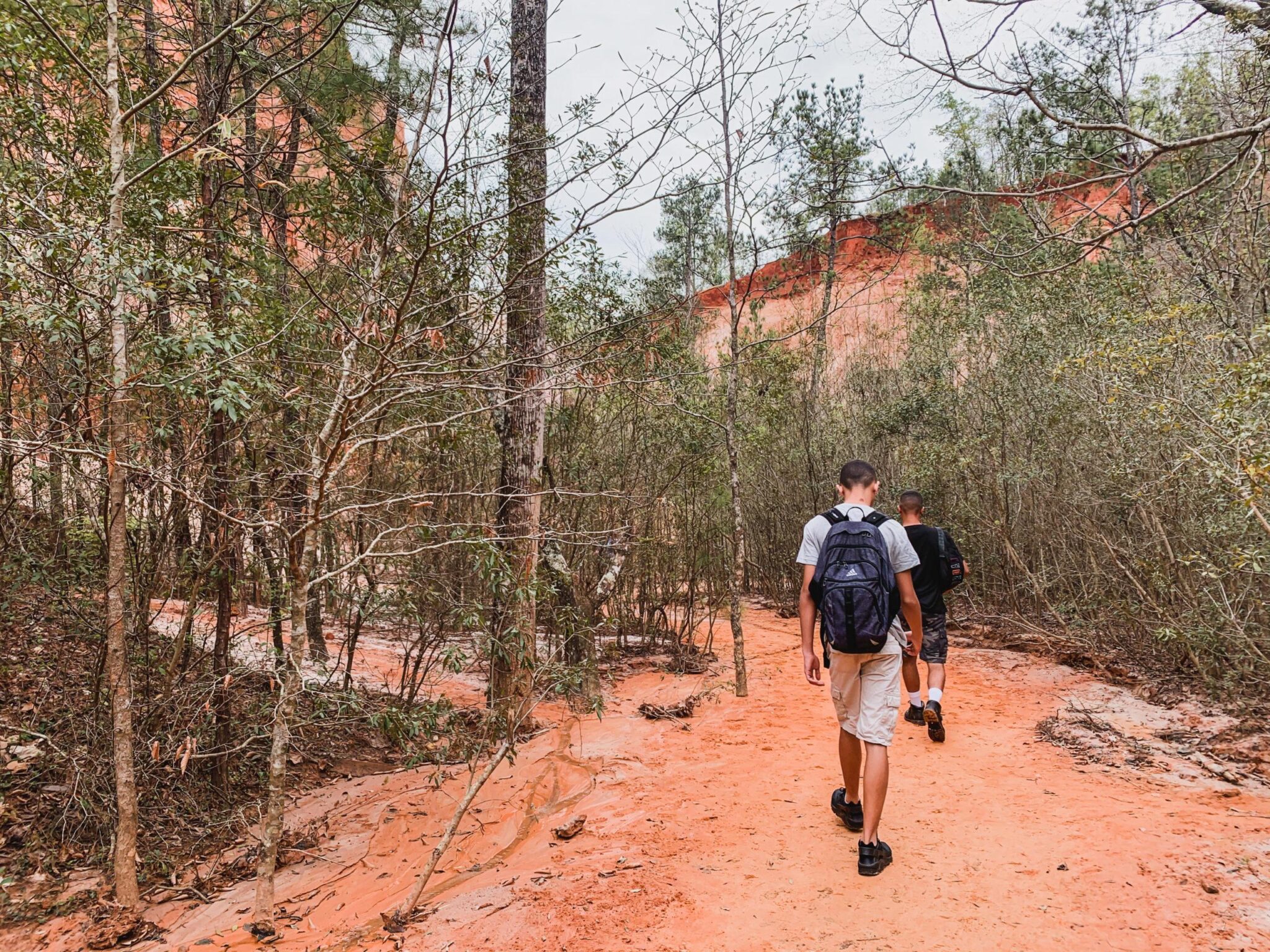 Hiking trails at Providence Canyon State Park