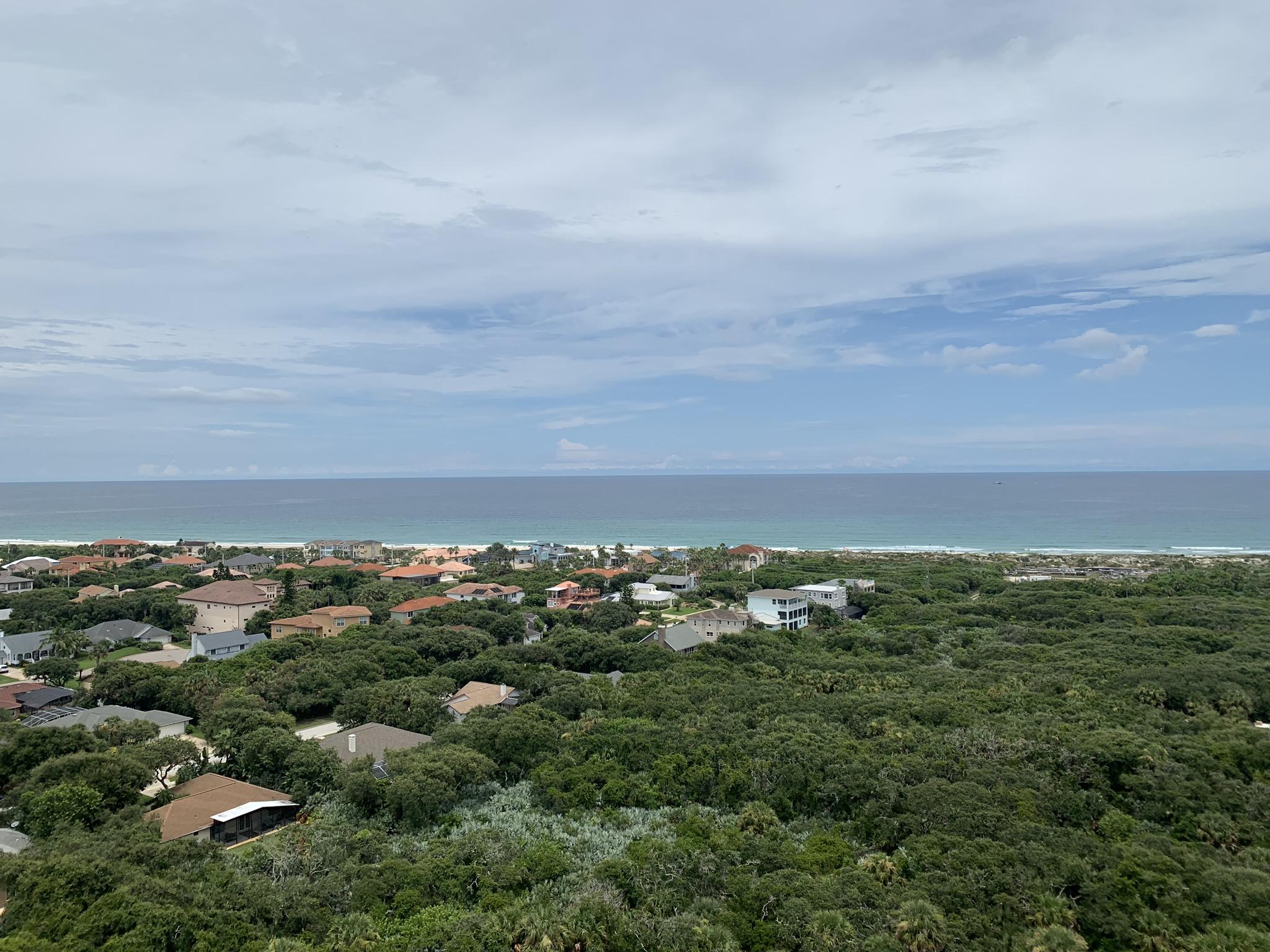 the view from the top of Florida's tallest lighthouse