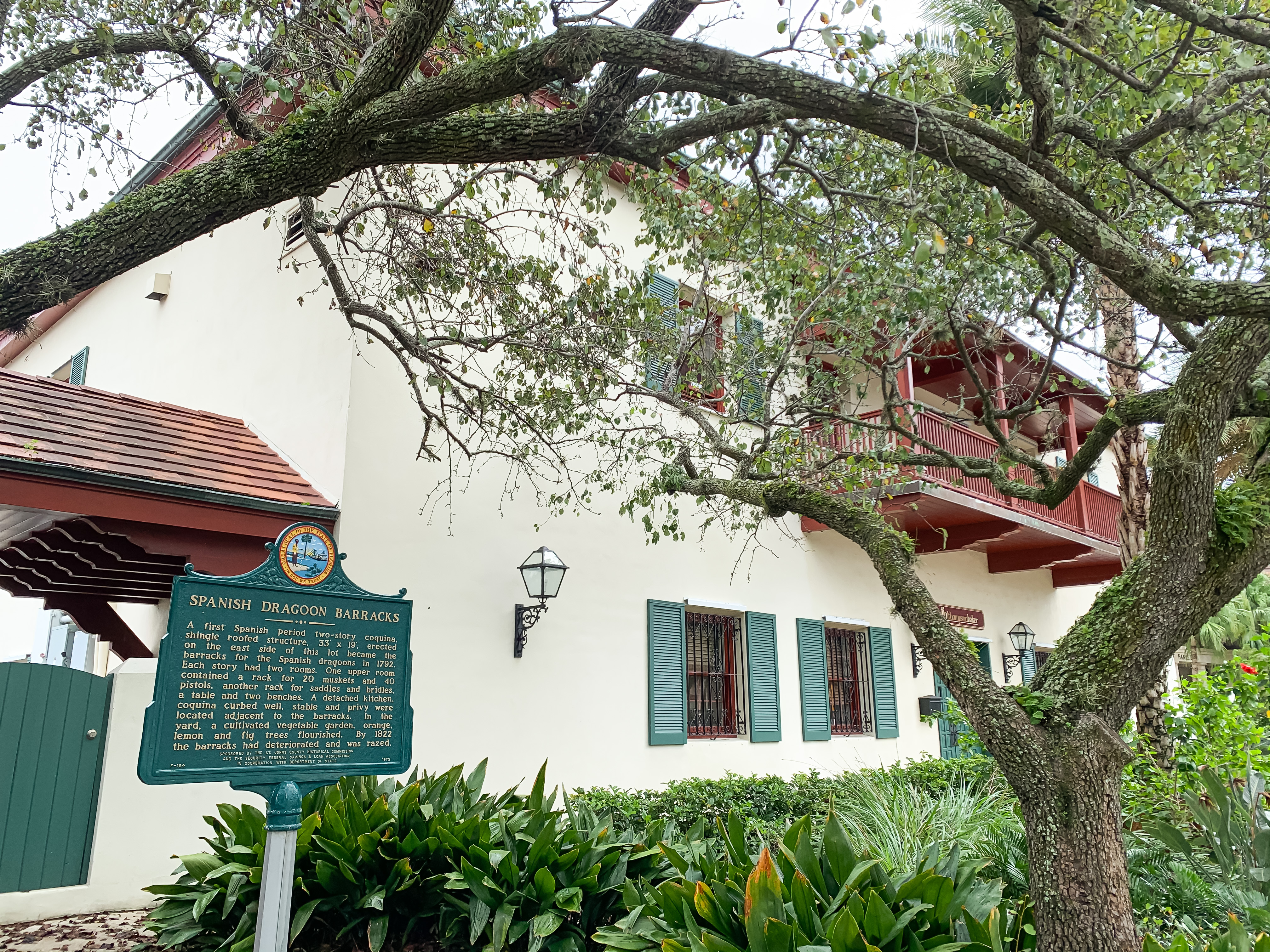 Spanish Dragoon Barracks in Saint Augustine, Florida