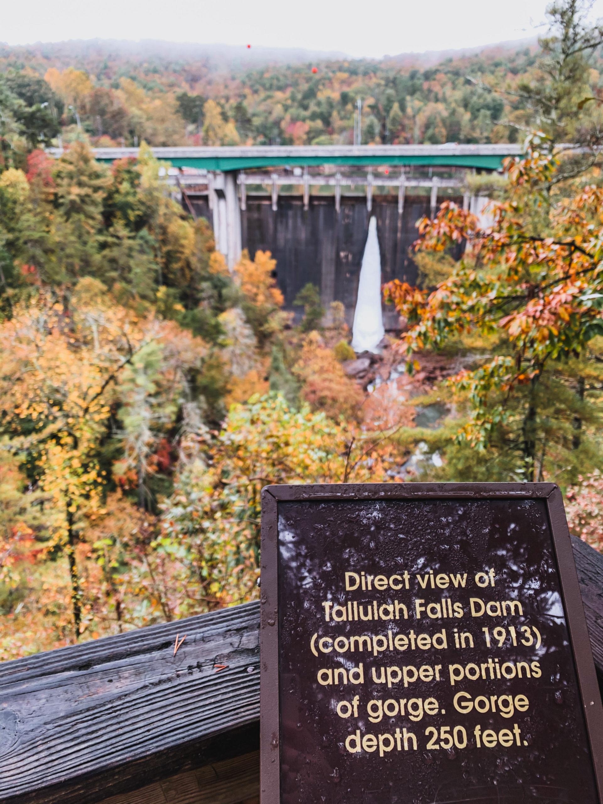 tallulah falls dam