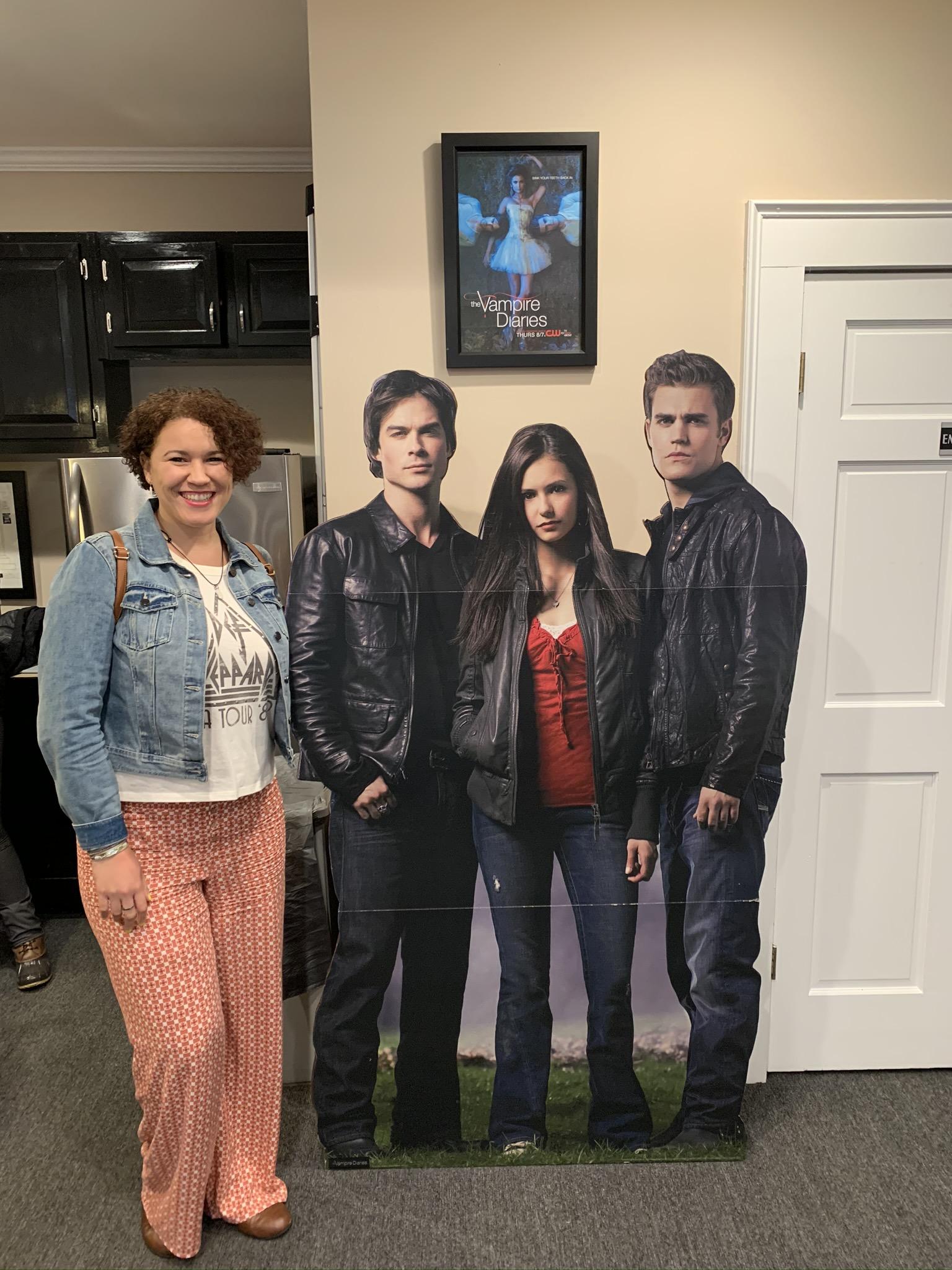 Vampire Diaries props at the Covington welcome center