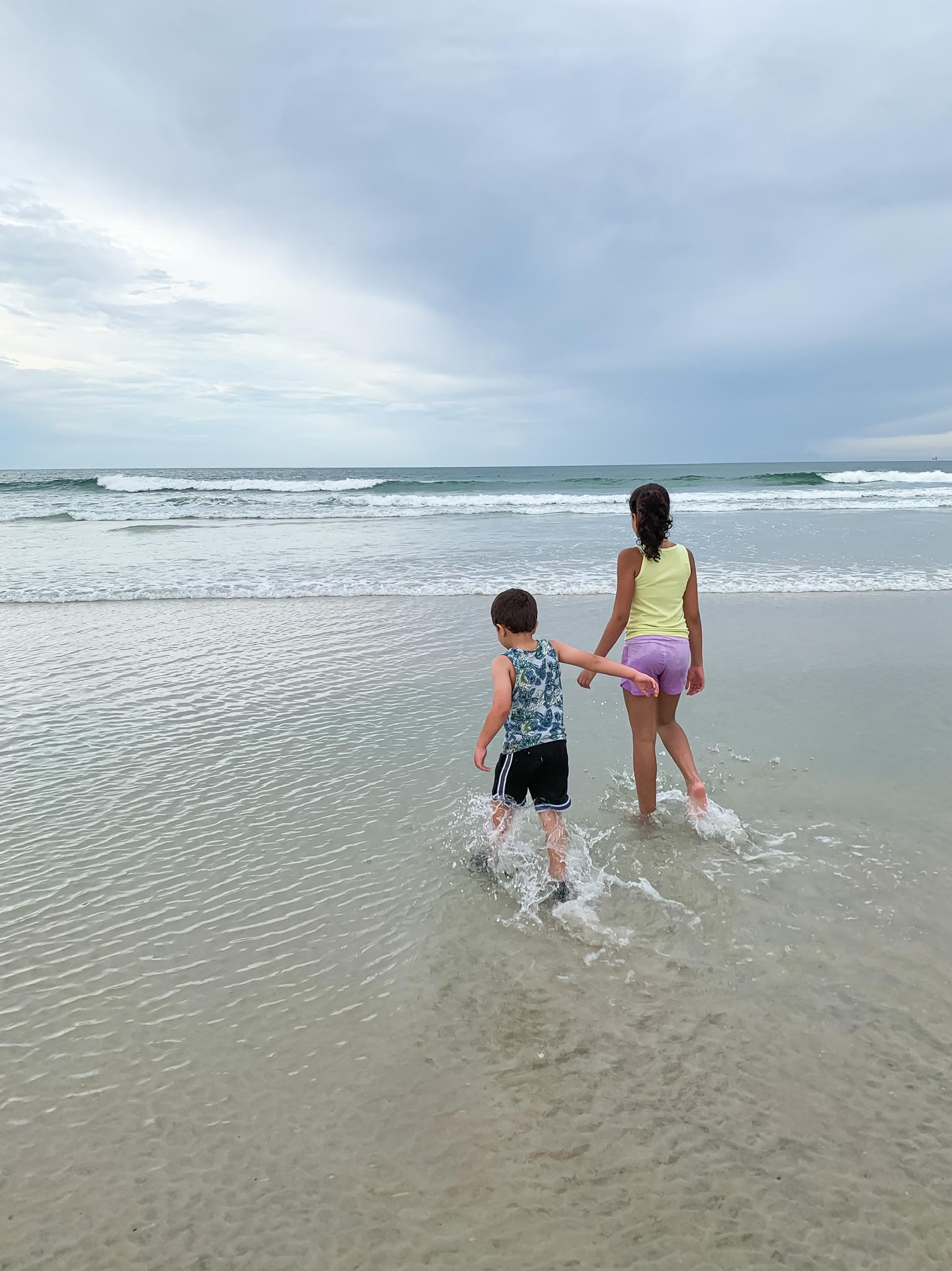 walk on the beach