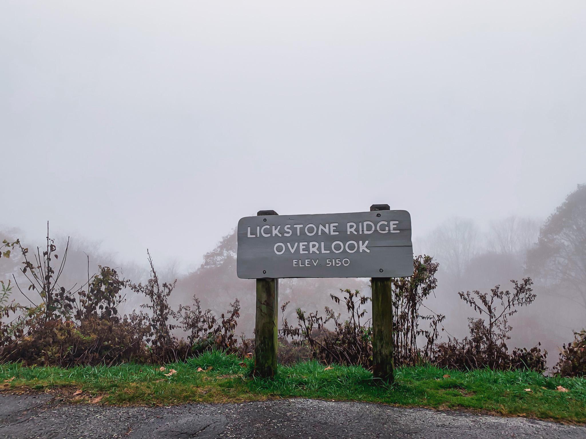lickstone ridge overlook great smoky mountains