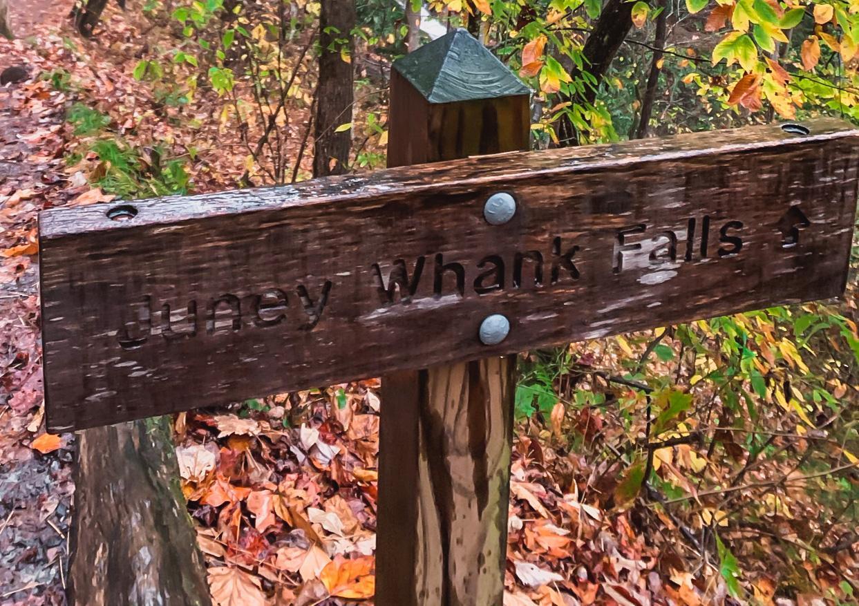 juney whank falls trailhead