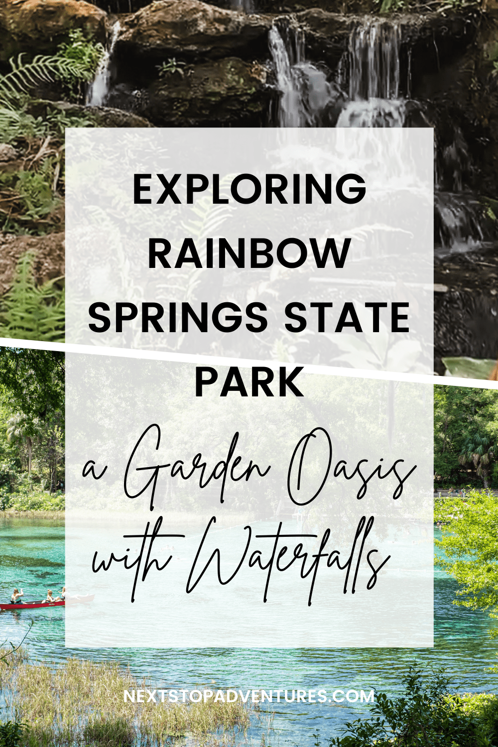 chasing waterfalls in Florida