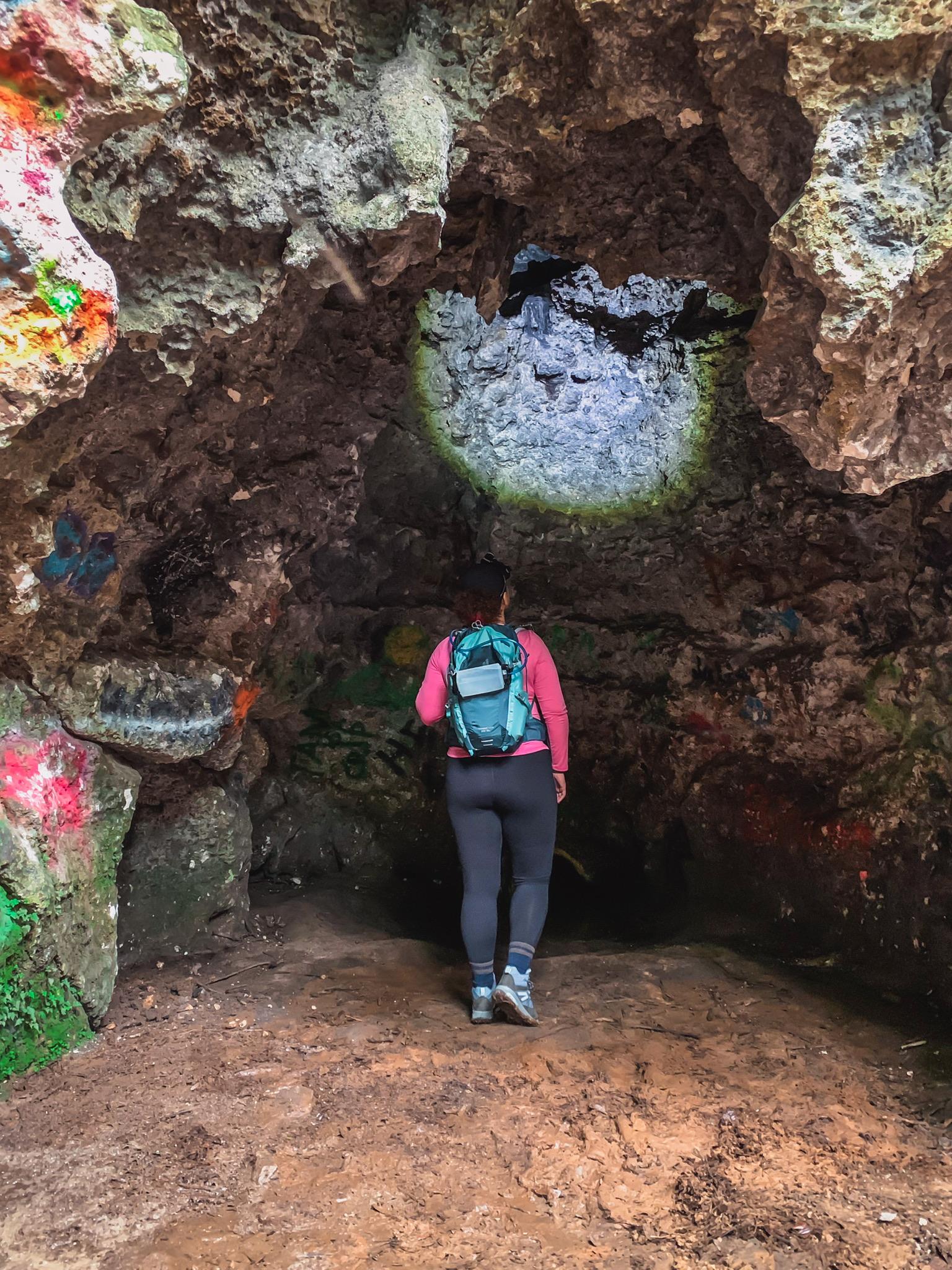 exploring cave system in the Withlacoochee State Forest