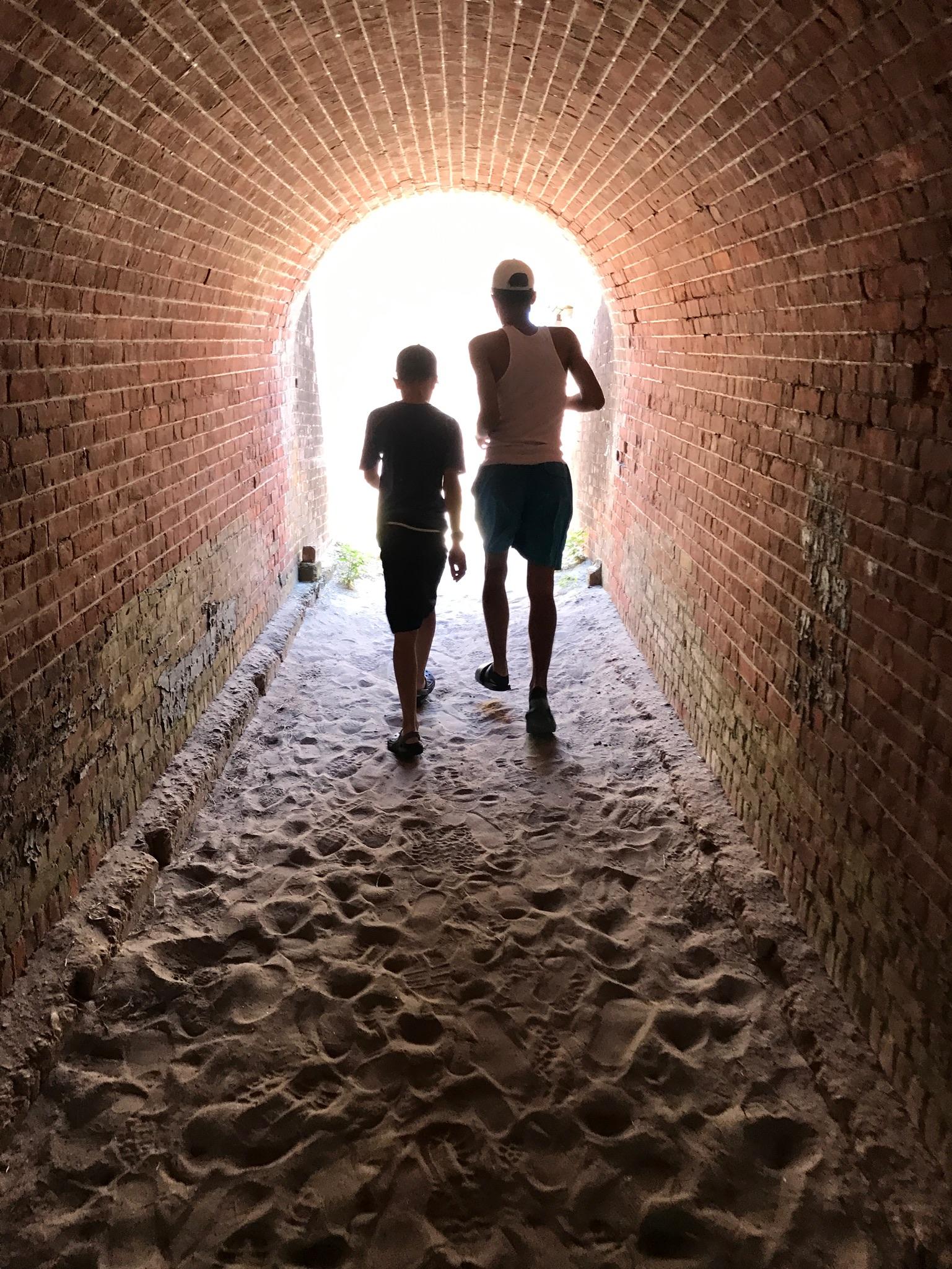 fort clinch tunnels in Amelia island