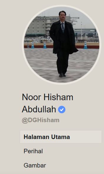 Hisham Abdullah Bluetick Facebook Sah Rasmi Covid