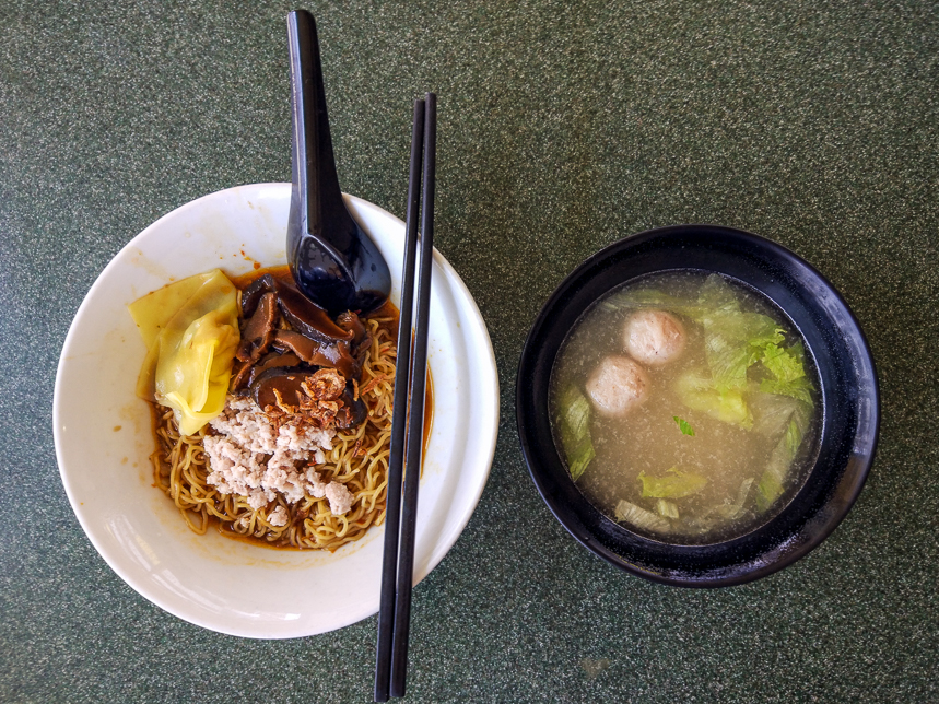 No.10 Noodle House, Mushroom Minced Meat Noodles