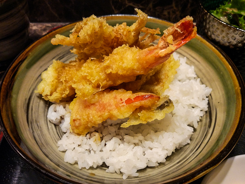 Tempura at Rakuya