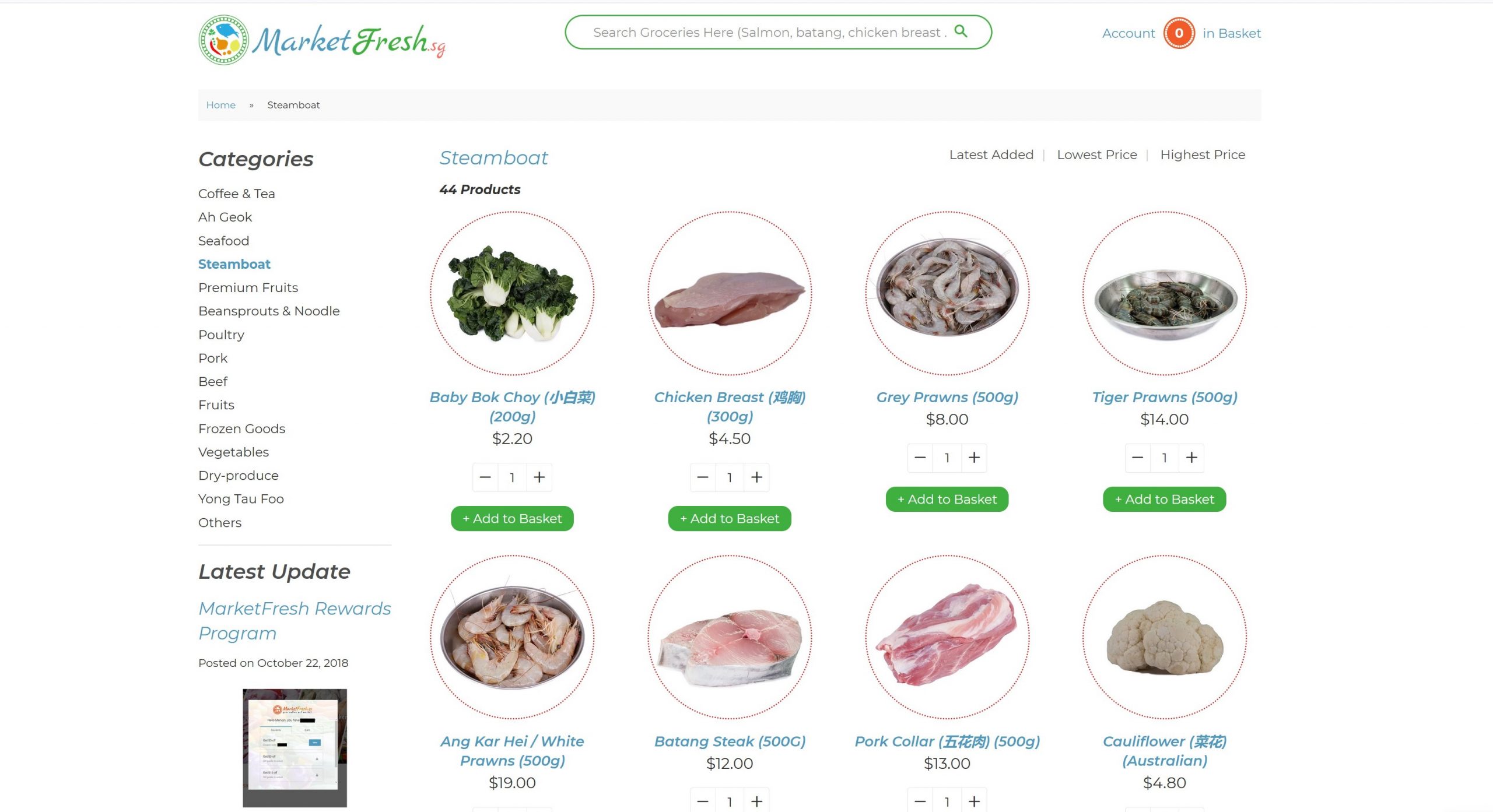Market Fresh - online wet market