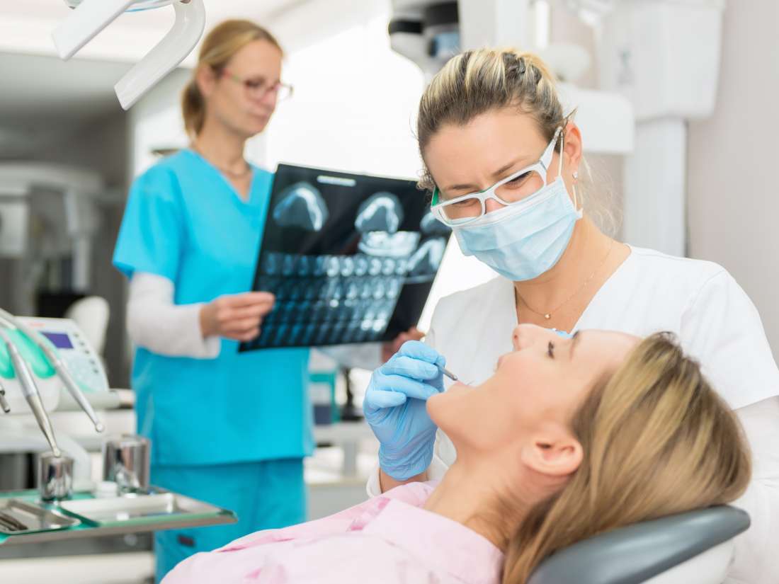 doctor with tech